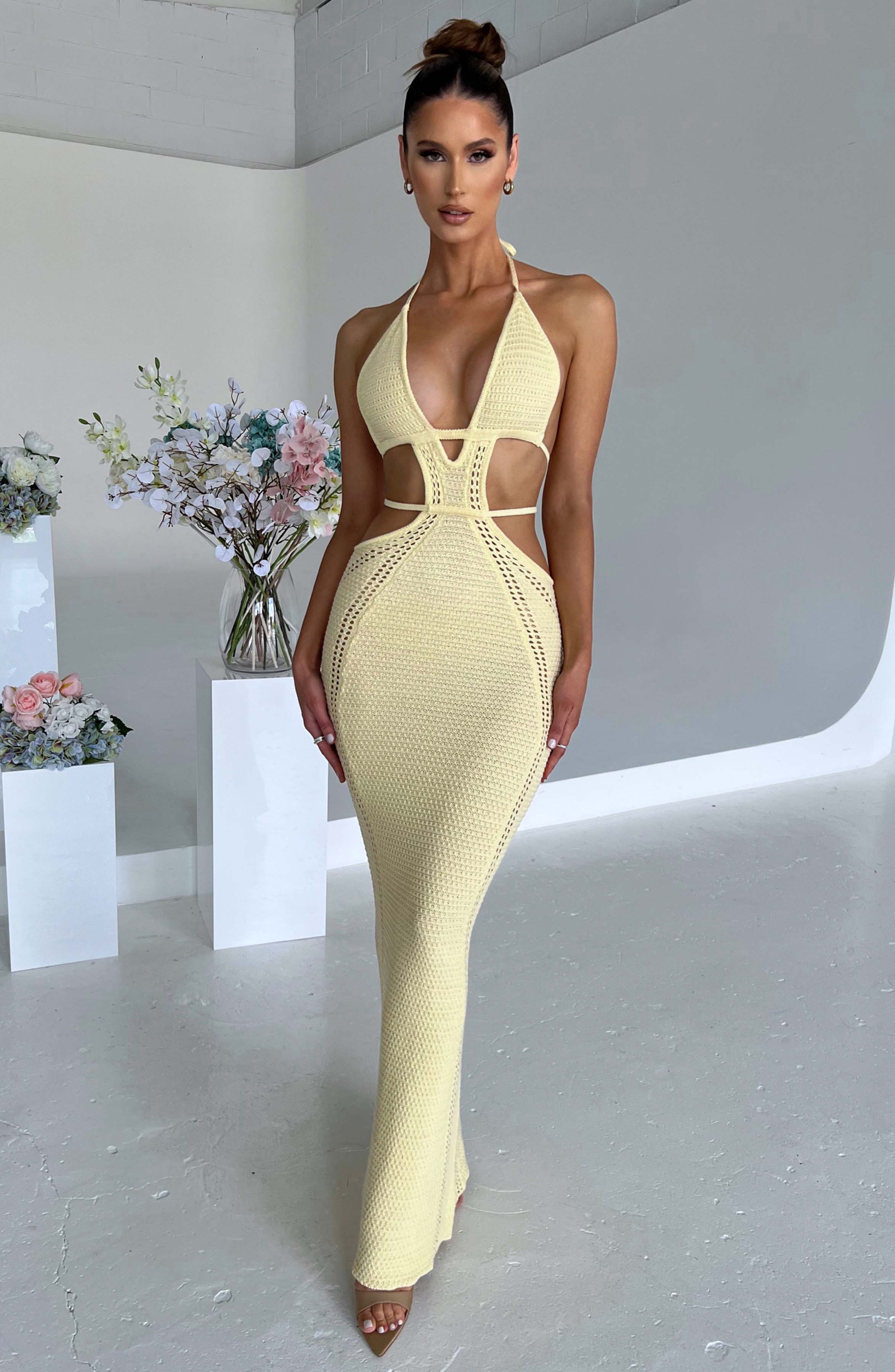 Raverya Maxi Jurk- Blush