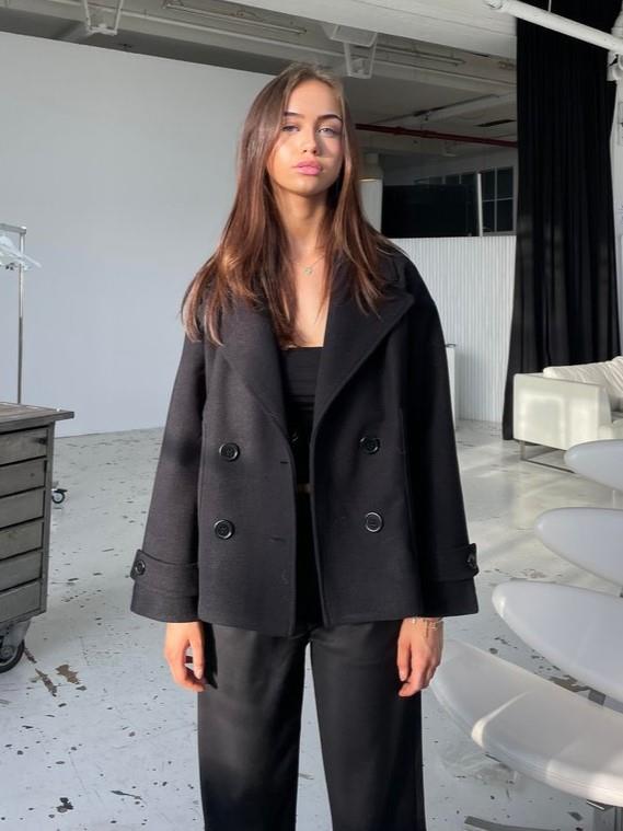 Raverya – Klassieke Dubbelknoop Peacoat