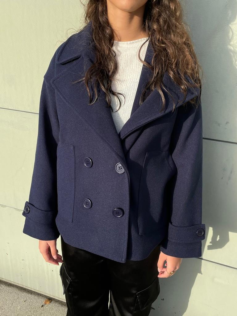 Raverya – Klassieke Dubbelknoop Peacoat