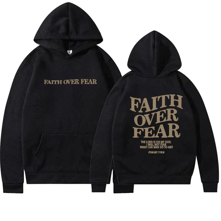 Faith Over Fear - Grote unisex hoodie