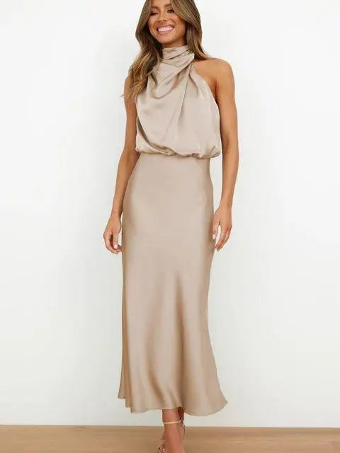 Raverya- Elegante Satijnen Cocktailjurk