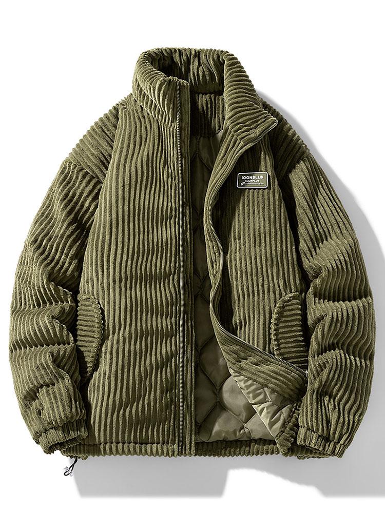 Raverya - Warme Corduroy Winterjas voor Extra Comfort