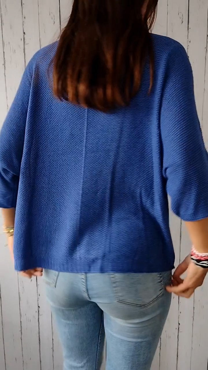 Retro Gebreide Herfsttrui - Comfortabel en Stijlvol