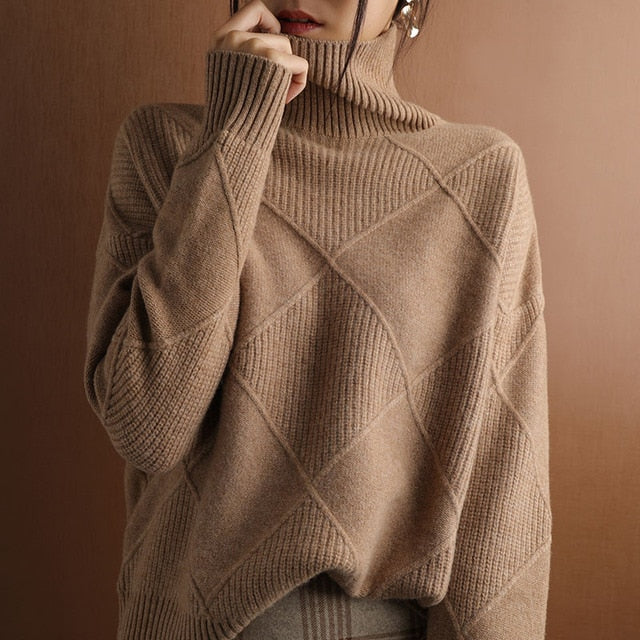 Pullover Trui met Rolkraag - Casual Chic en Veelzijdig