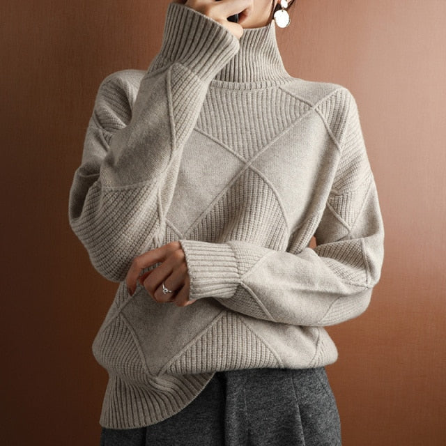 Pullover Trui met Rolkraag - Casual Chic en Veelzijdig