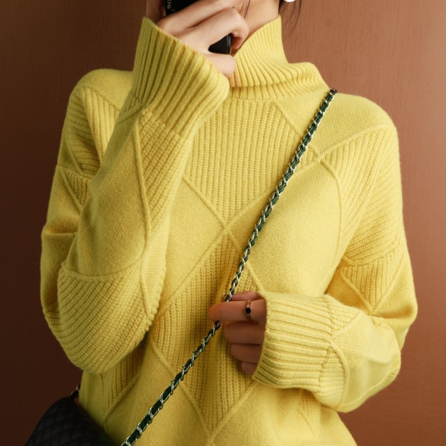 Pullover Trui met Rolkraag - Casual Chic en Veelzijdig